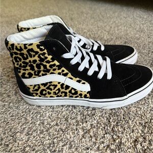 Vans Black and Gold Sneakers Classic Skate Style